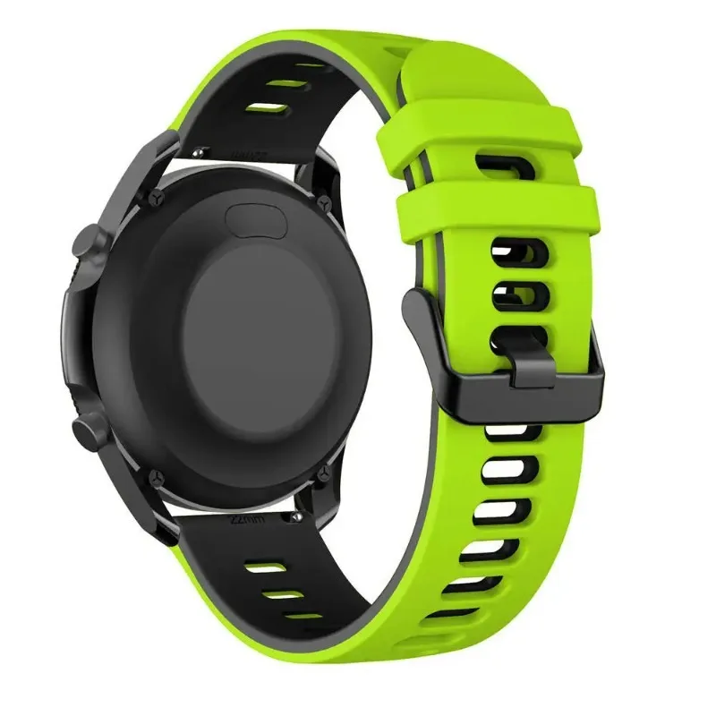 Фото Силиконовый ремешок 22/20 мм для Xiaomi Watch 5/S5, роскошный браслет для Realme Watch 5-S/OPPO Watch S-X3-X2, Garmin Forerunner 570 47 мм №5