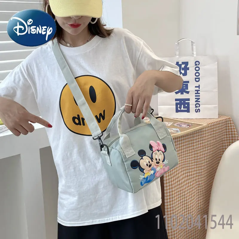 Disney Girls Shoulder Bag Star Dylan Mickey Mouse Donald Duck Cartoon Fashion Oxford Cloth Crossbody Bag Students Women Shopping