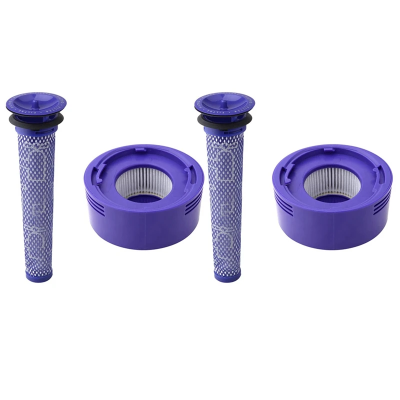 

2X Pre Filter + HEPA Post-Filter Kit For Dyson V7, V8 Cordless Vacuum, Replacement Pre-Filter And Post- Filter