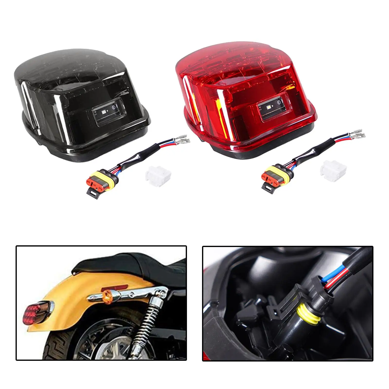 

Motorcycle LED Rear Tail Light for XL Flstfbs Flstsb Flhrc Flhtc