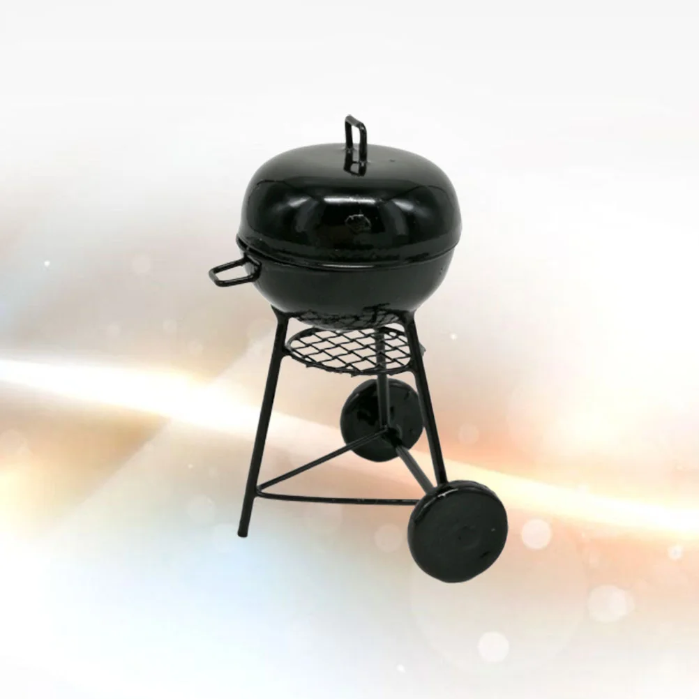 Макет для кемпинга реквизит мини-стойка барбекю металлический орнамент