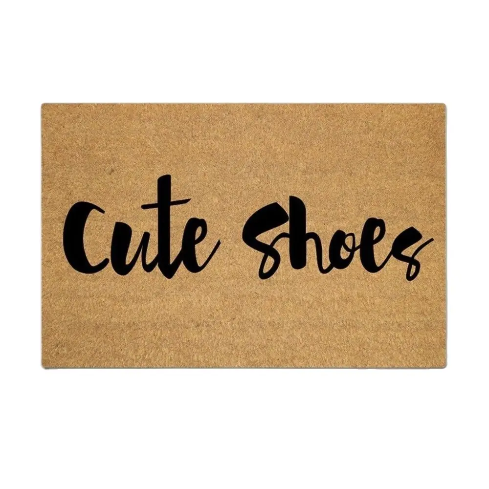 Cute Shoes Designed Doormat Outdoor Porch Patio Front Floor Christmas Halloween Holiday Rug Decor Home Door Mat
