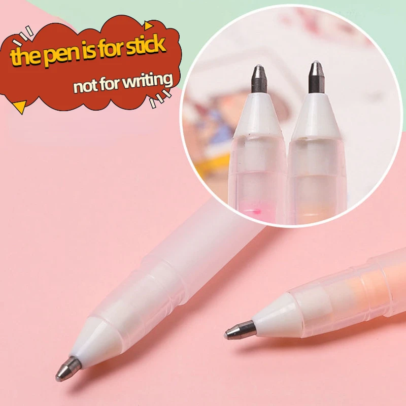 

Aikeen новые ручки с клей в горошек 20s сухая портативная Практичная ручка DIY Ручная работа клей ручка назад в школу канцелярские принадлежности...