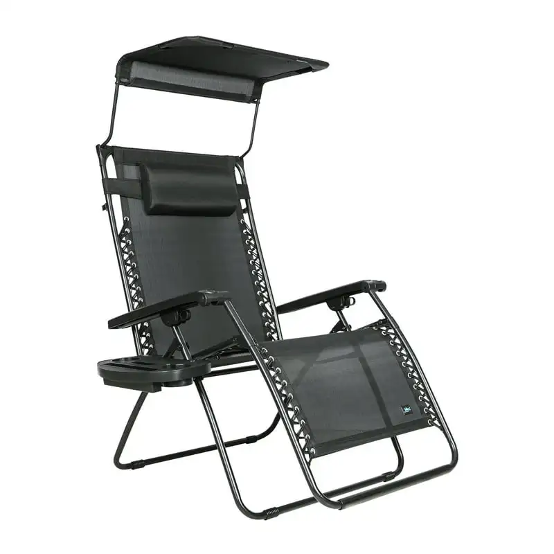 

Складное уличное кресло, 30 дюймов, с подушкой и подносом для напитков, для газона, палубы, патио, регулируемое кресло для отдыха, емкость 360 фунтов,