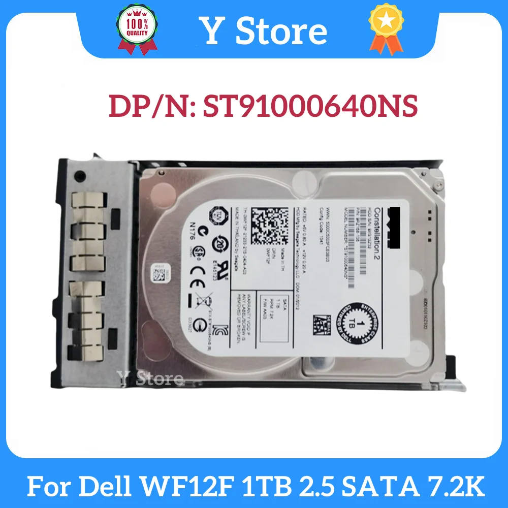 

Y-магазин для Dell WF12F 0WF12F ST91000640NS 1 ТБ 2,5 SATA 7,2 K серверный корпоративный жесткий диск Быстрая доставка