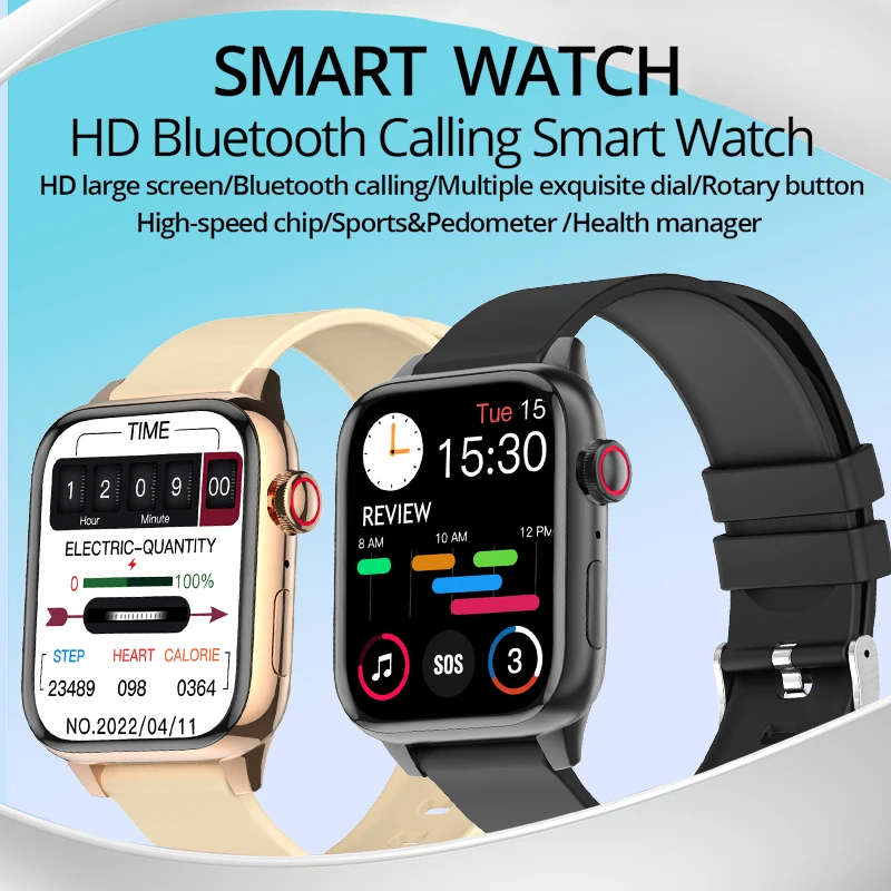 2022 Bluetooth Смарт-часы с функцией вызова женские часы индивидуальным циферблатом