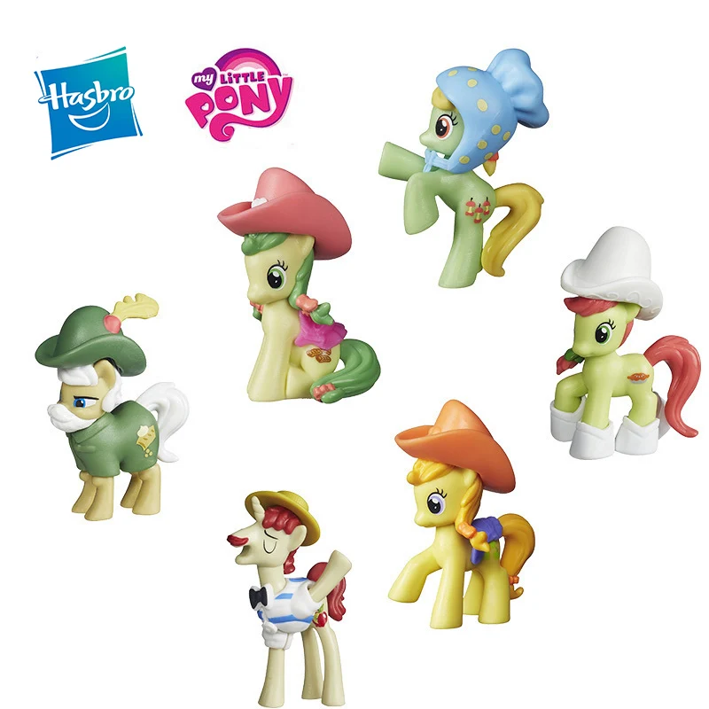 

5Pcs/Set Hasbro My Little Pony Action Figure Princess Friendship Is Magic Mini Cute Pony Figures Model Dolls Set Kids Gifts