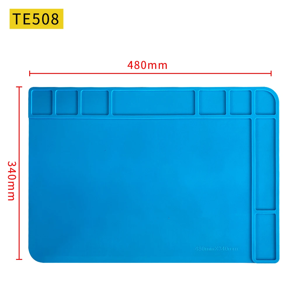 S-160 Силиконовая накладка на настольную платформу 45x30 см для паяльника, телефона, ПК, Ремонтный коврик, магнитная теплоизоляция, без свинца (art.: 7a869385c) - 7a869385c