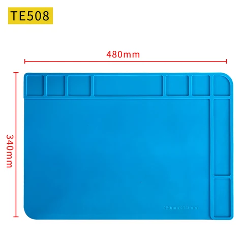 Силиконовый коврик для пайки Lefavor S-160, 45x30 см — пример использования