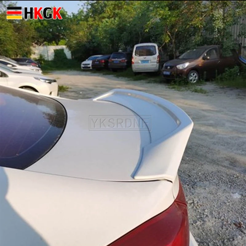 High Quality ABS Material REAR WING TRUNK LIP SPOILER FOR Hyundai Elantra 2017 2018 2019 R STYLE