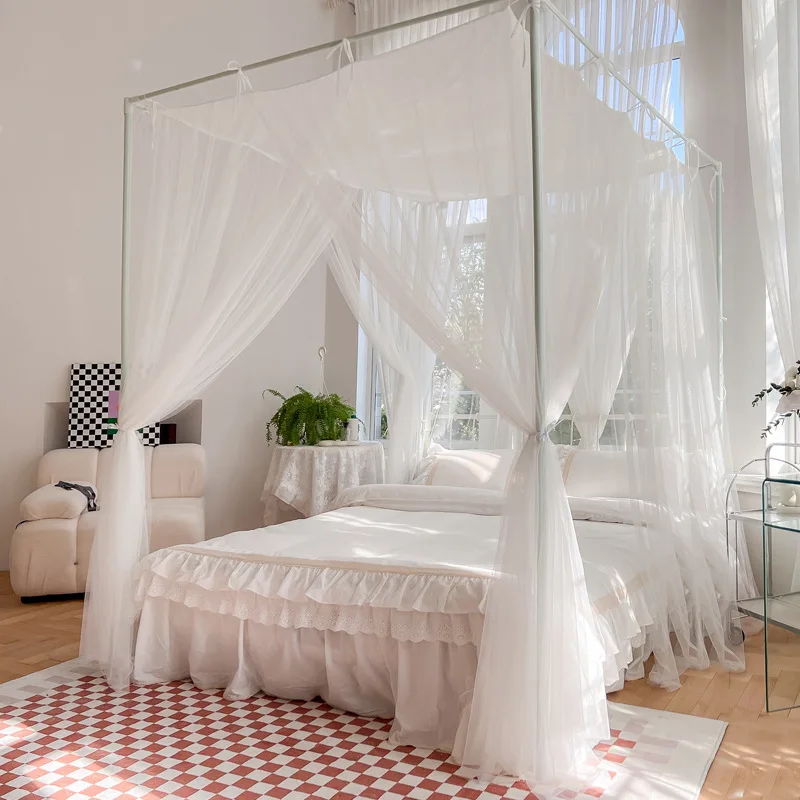 Princess Bed Valance Three-door Gauze Canopy Tent Household Girl Bedroom Decoration