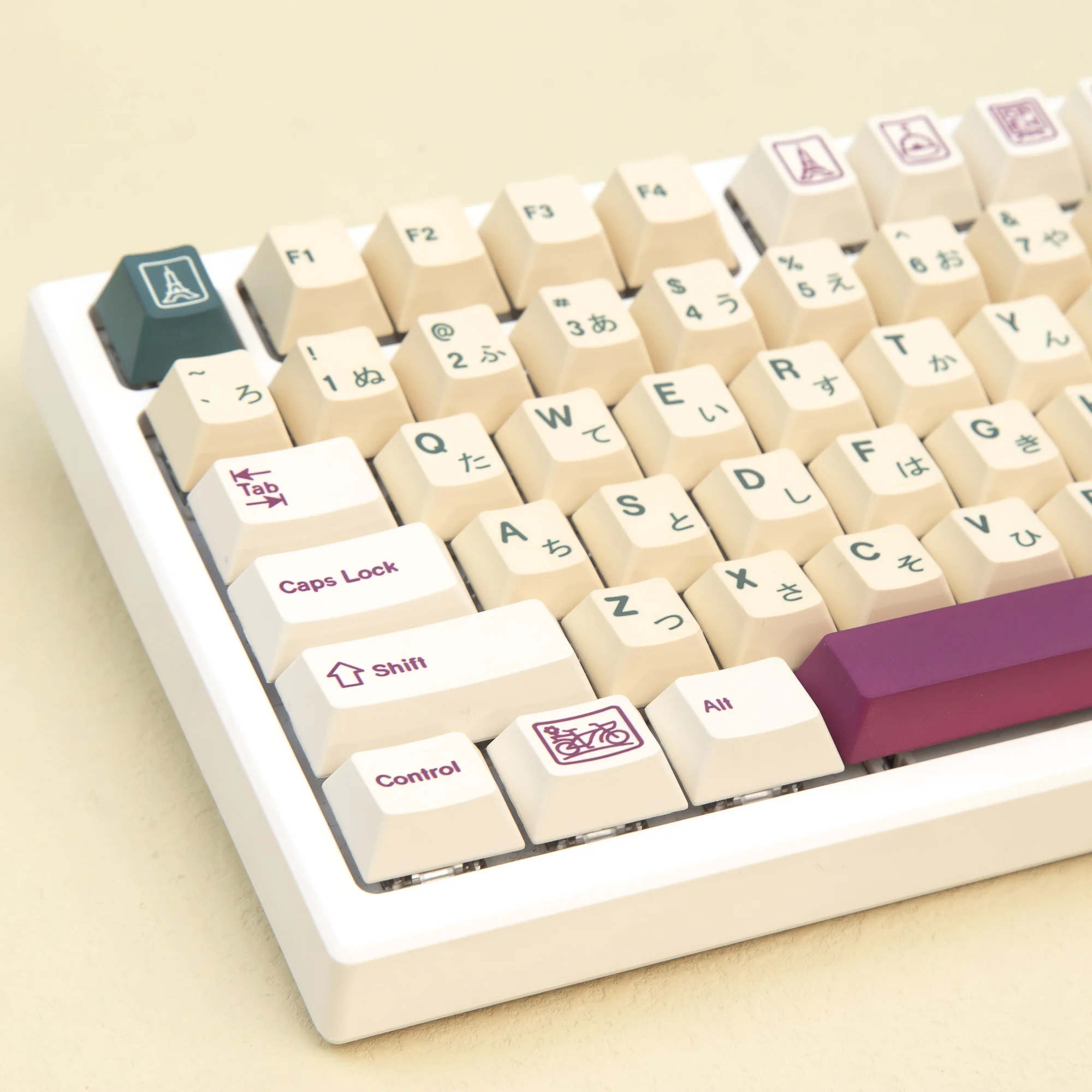 

143 key Clone GMK Florist Keycaps Japanese Keycap Cherry Profile PBT Dye Subbed Key Caps for Mechanical Keyboard With MX Switch