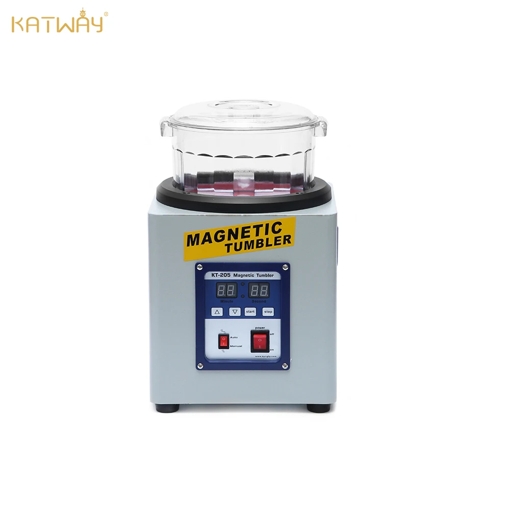 KATWAY маленькая магнитная машина для полировки ювелирных изделий золотых и