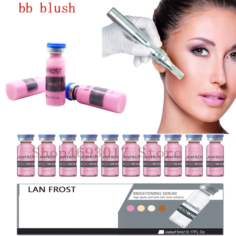 

BB CREAM GLOW Ampoule Bb Blush Skin Serum Bb Cream Facial Makeup Bb Foundation Acne Healing Dermawhite Treatment MTS 10pcs/box