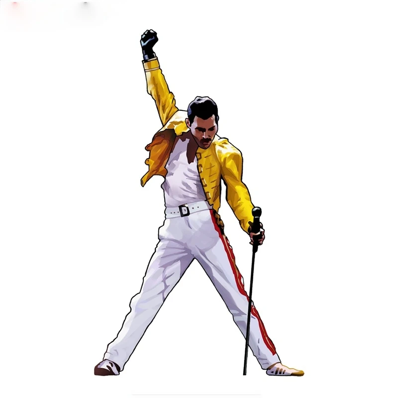 

Freddie Mercury Vinyl Decal Car Window Wall Sticker Bohemian Rhapsody QUEEN Laptop Speedboat Rear Windshield Waterproof Exterior