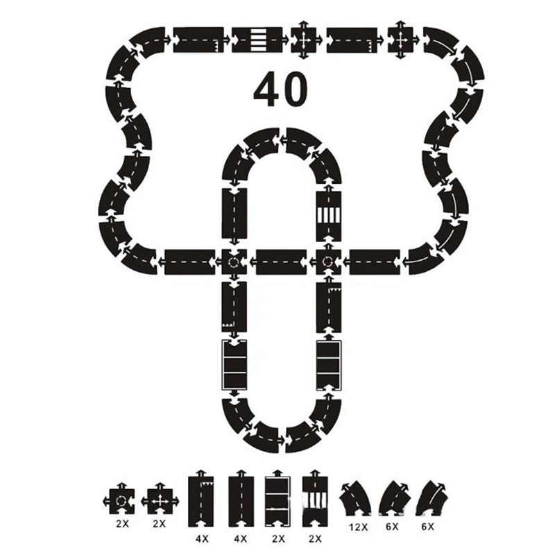 

Children's Play Mat, Puzzle DIY Stitching Car Tracks, Educational Toy Car Track Children, Build Toy Highway