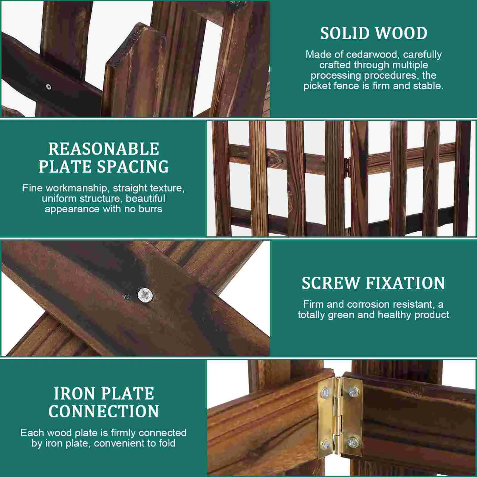 OUNONA 12 м декоративный деревянный пикетный забор миниатюрная рождественская елка