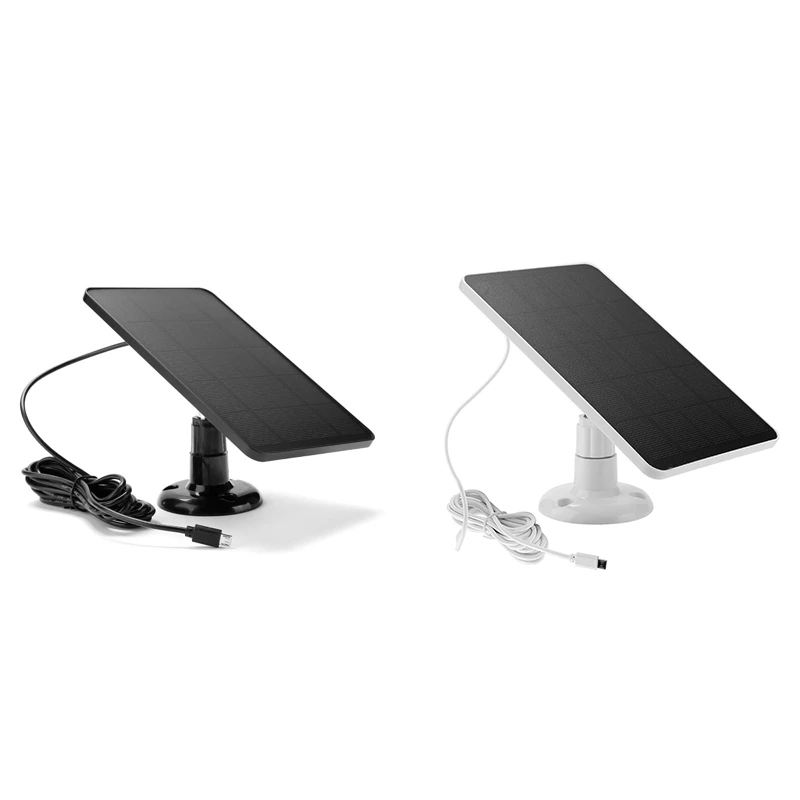 

Waterproof 10W Solar Panel Charger For Home Security Camera Solar Cells Powered Charger With Charging Cable