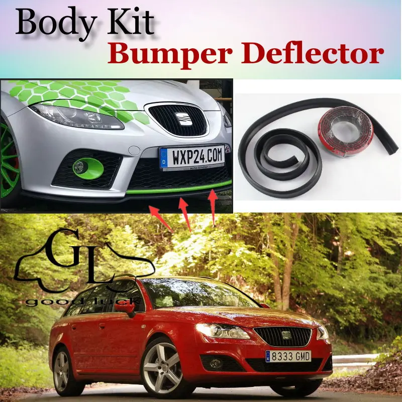 

Дефлектор губ для бампера, губы для сиденья, юбка переднего спойлера Exeo для TopGear Friends, настройка автомобиля, комплект кузова, полоса