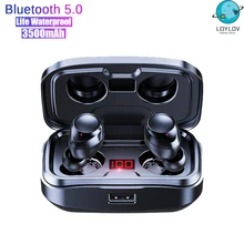 Bluetooth Earphones 3500mAh Charging Box TWS Wireless Headphones Stereo Sports Earbuds Bass Waterproof Touch Control Headset