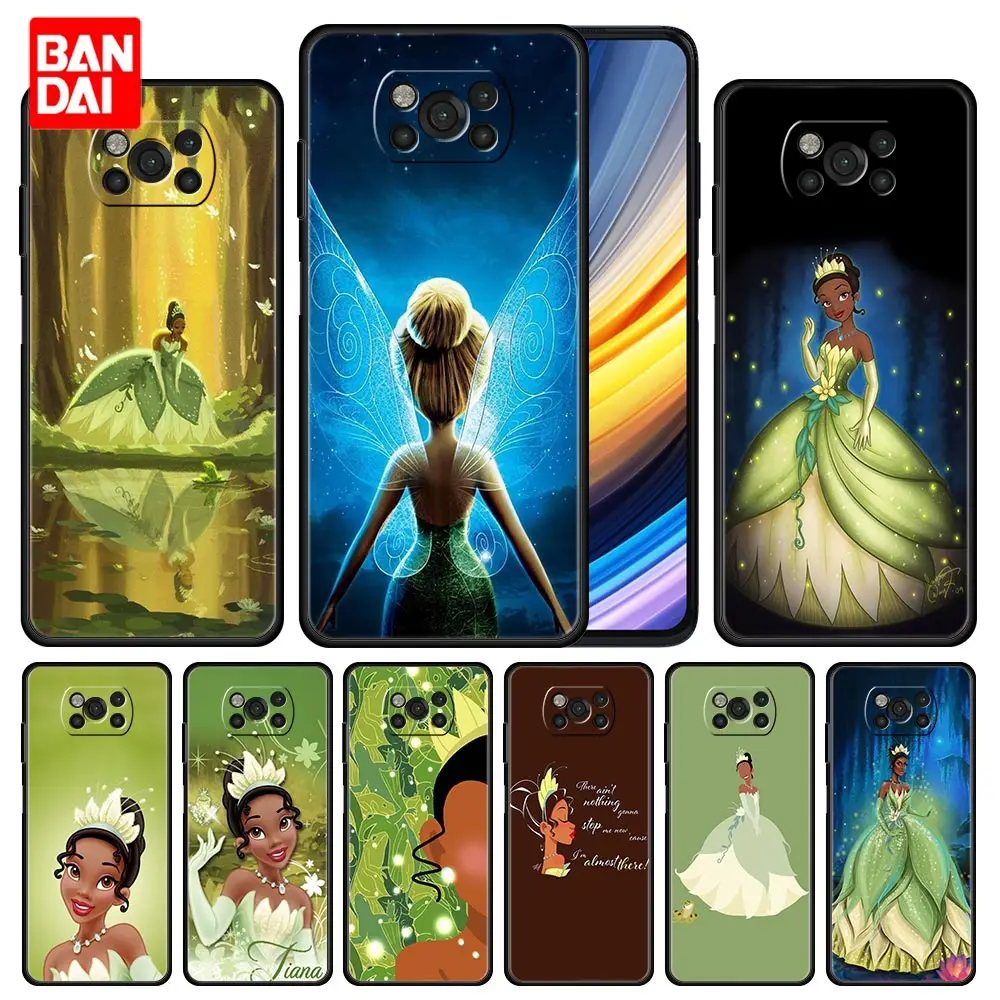 

Disney tiana Princess Case for Xiaomi Mi Poco X3 NFC F3 Redmi Note 9s 9 9A 9C 8 10 11 9T 8T 10T K40 Pro Plus Silicone Cover Capa