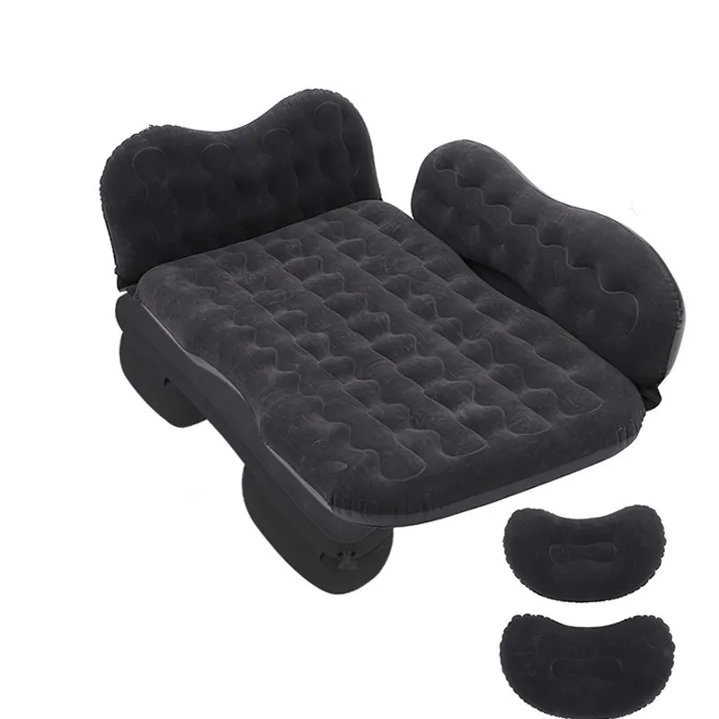Car Travel Inflatable Mattress For Sleep Outdoor Sofa Bed Car Bed Camping Accesories For Car Air Matt Pillows Soft Bed Cushion