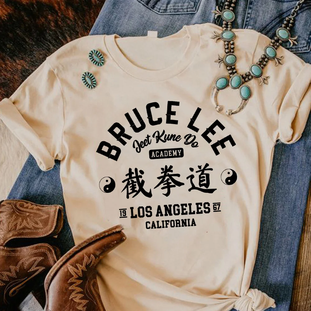 

Bruce Lee tshirt women funny Y2K t-shirts girl manga designer streetwear clothes