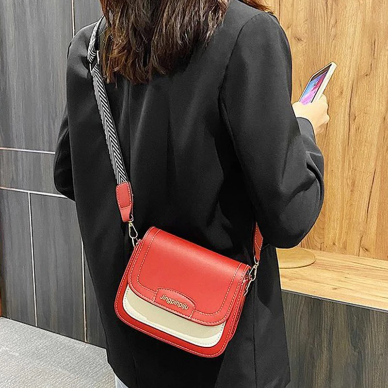 

Crossbody Bags For Women 2022 Messenger Bags PU Leather Shoulder Small Square Bag Mobile Phone Bag Women Bolsas Feminina