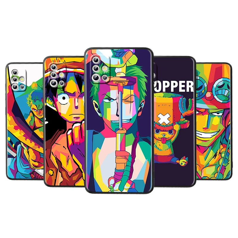 

Popular Anime One Piece Posters Phone Case For Samsung Galaxy A51 A71 A41 A31 A11 A01 A72 A52 A42 A32 A22Silicone TPU Cover