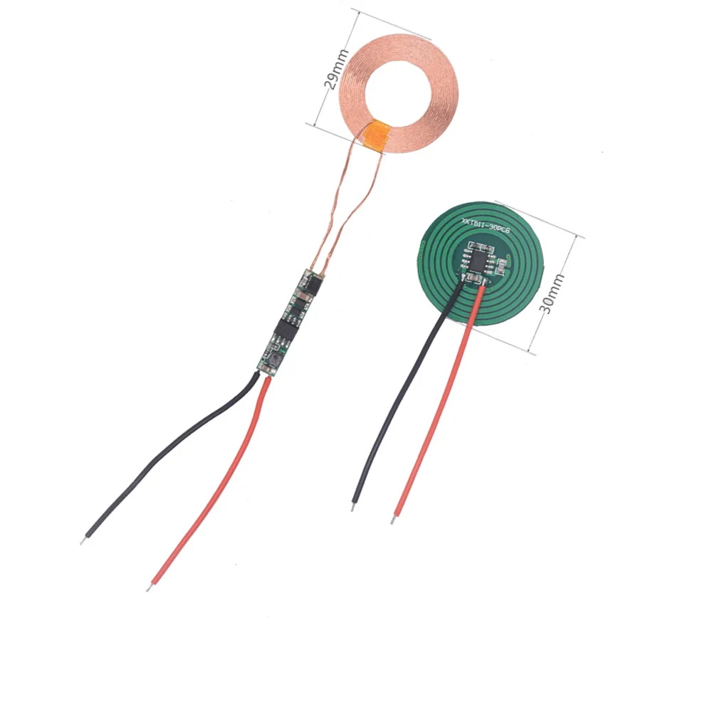 Taidacent 5V 300mA Receiver Small Wireless Charging Module Wireless Portable Power Bank Magnetic Induction Charger Stand PCBA