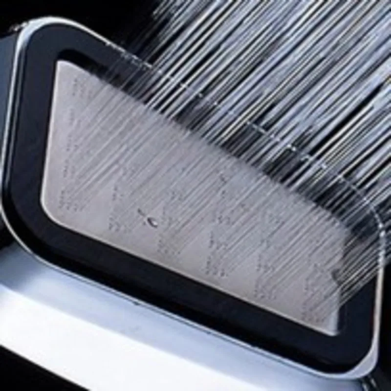 

300 Hole Pressurized Shower Head With Integrated Square Steel Surface Shower Head