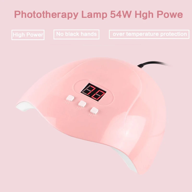 Сушилка для ногтей LED/UV-лак УФ-лампа Удлиняющий гель-лак лака Soak Off Lacquers Base Top Coat