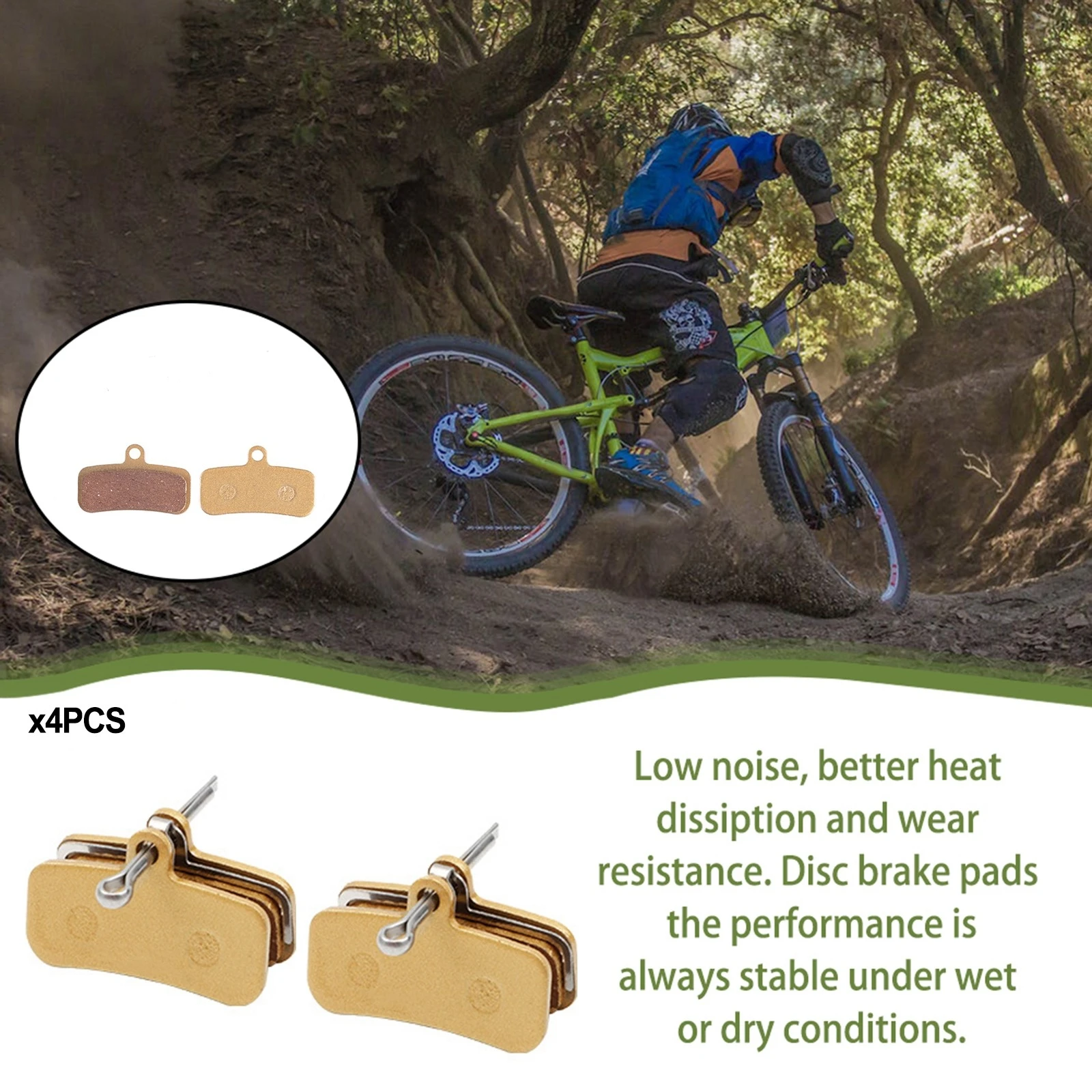4 пары велосипедных дисковых тормозных колодок для D03S D02S Saint BR-M810 SHIMANO XT M8020