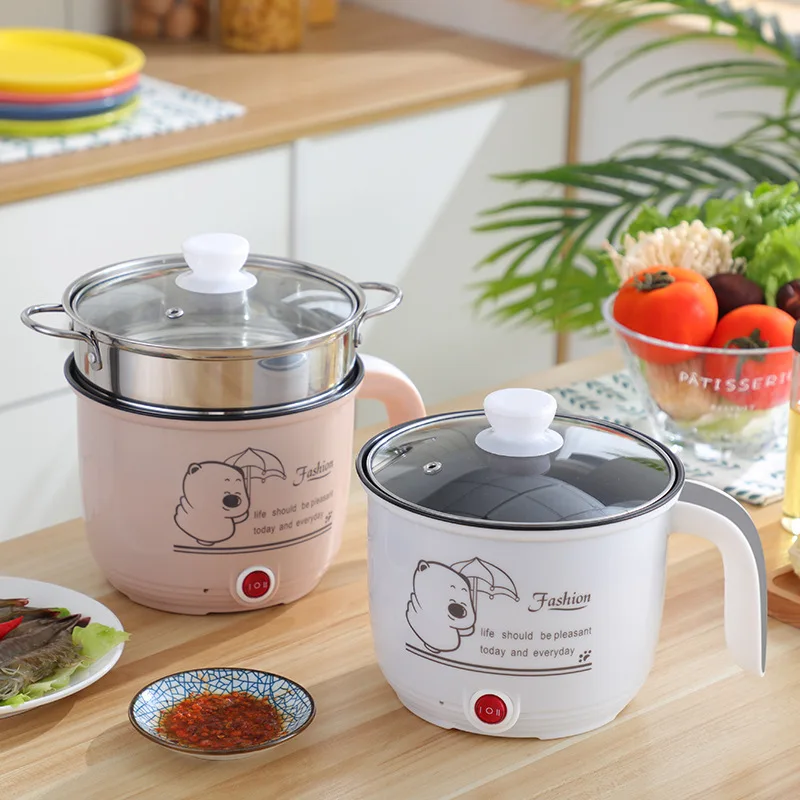 220V Mini Rice Cooker Electric Cooking Machine Single Double Layer Available Hot Pot Multi 1.8L |