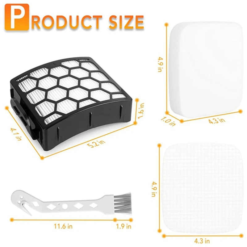 Лидер продаж!-NV602UK фильтры для вертикального пылесоса Shark NV602 NV602UKT NV702UK NV702UKT