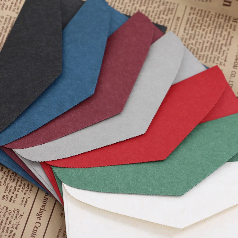 

40pcs/lot Retro Paper Blank Paper Window Envelopes Wedding Invitation Envelope Thick Gift Envelope Drop Shipping