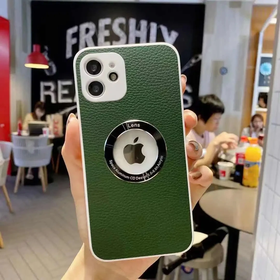 

Luxury Leather Anti-fall Phone Cases for iPhone 11 Pro 12 Pro Max X XR XS Max SE 2020 7 8 Plus Shockproof Back Cover