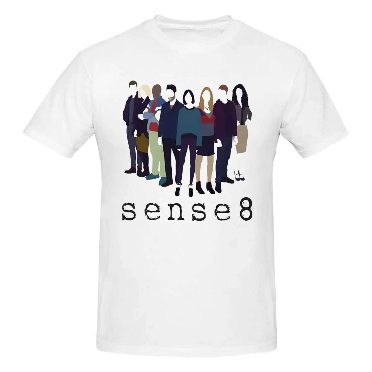 Футболка мужская с круглым вырезом топ из чистого хлопка винтажная рубашка