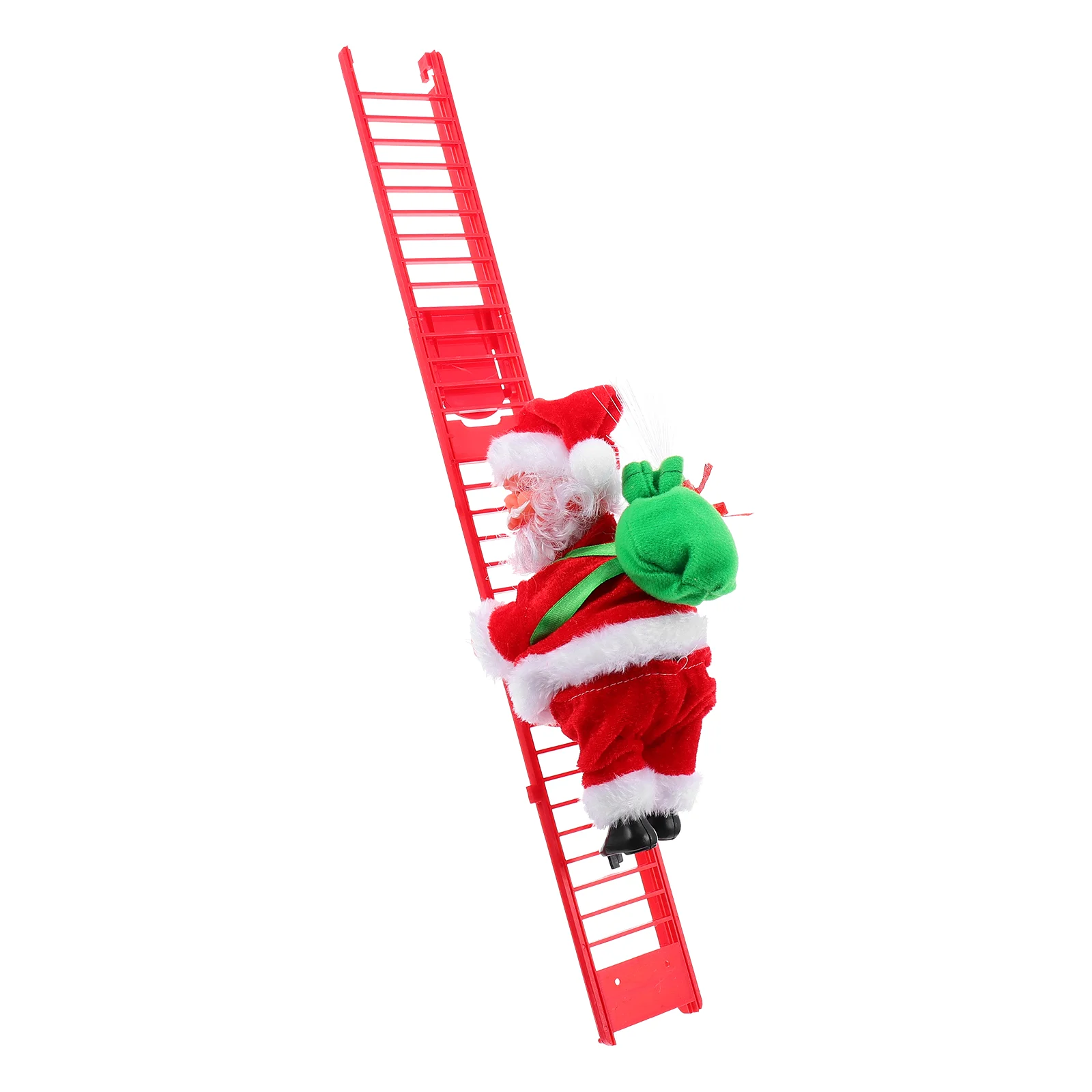

Ladder Santa Claus Xmas Party Adornment Plush Decor Christmas Children Toy Climbing Decorate Kids Ornament
