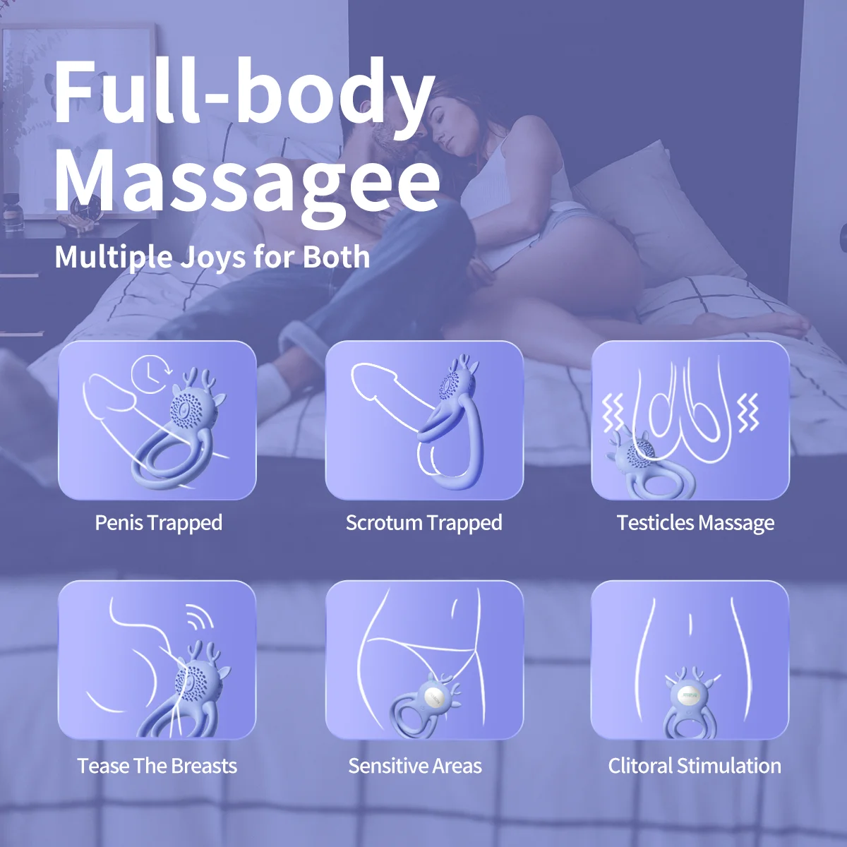 Вибрационное кольцо Jissbon для мужчин