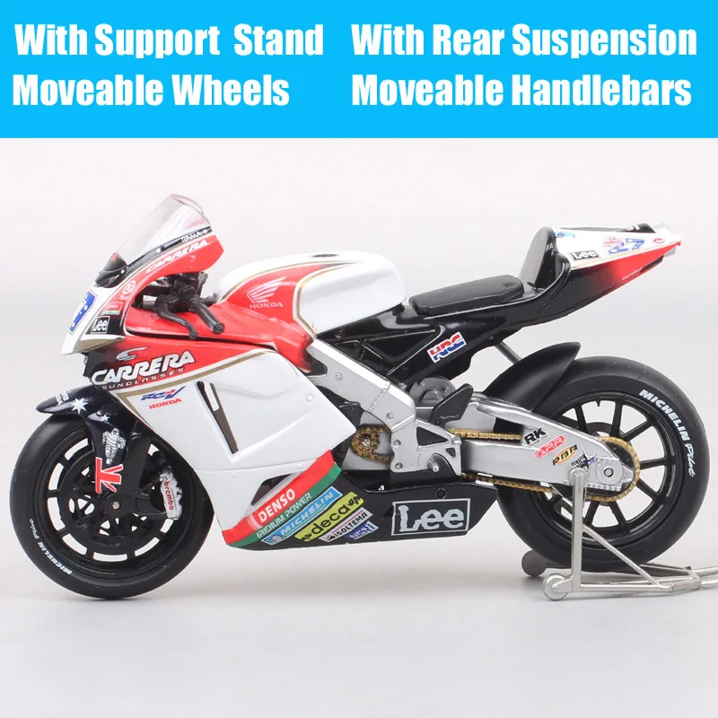 Модель мотоцикла Guiloy Honda RC211V Repsol #27 Rider Кейси сталон масштаб 1:18 |