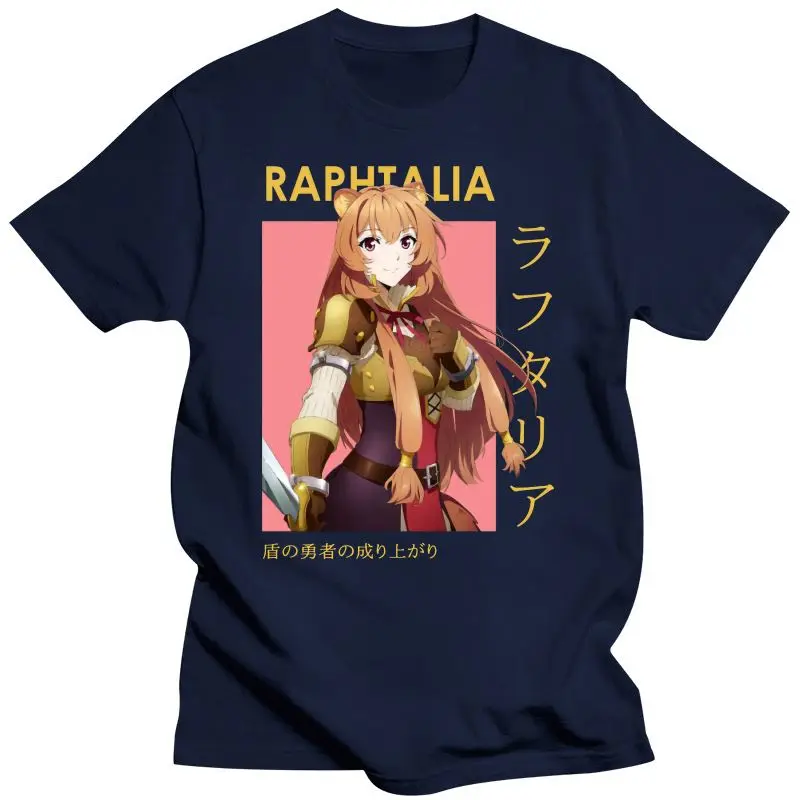 

Mens Clothing Summer Raphtalia T-Shirt Cotton The Rising Of The Shield Hero Naofumi Iwatani Filo Anime Ofertas Men TShirt