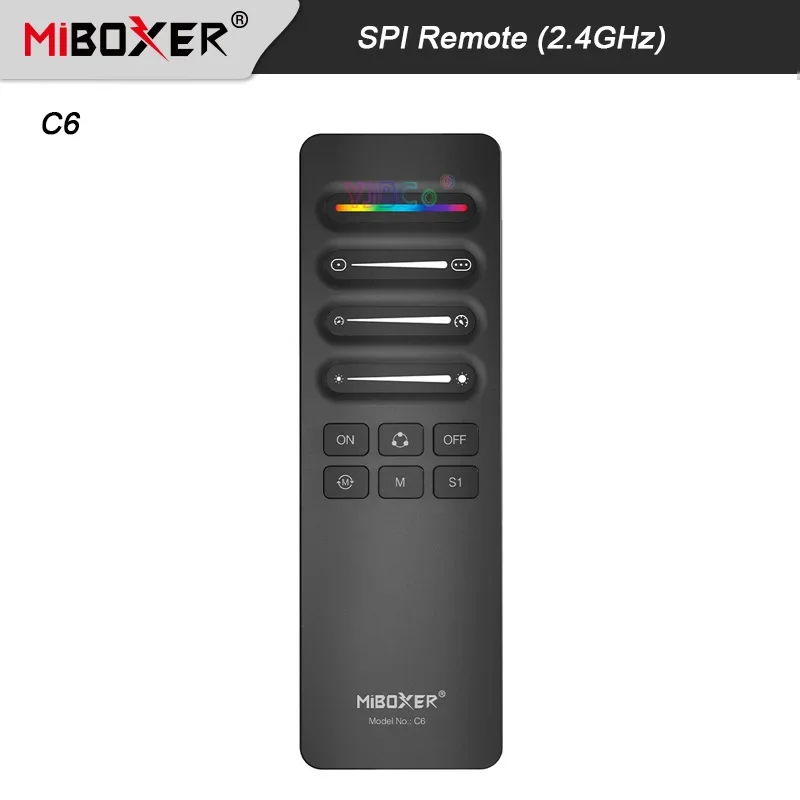 Беспроводной регулятор яркости C6 2 4G SPI 3 в совместим только с контроллером Miboxer led