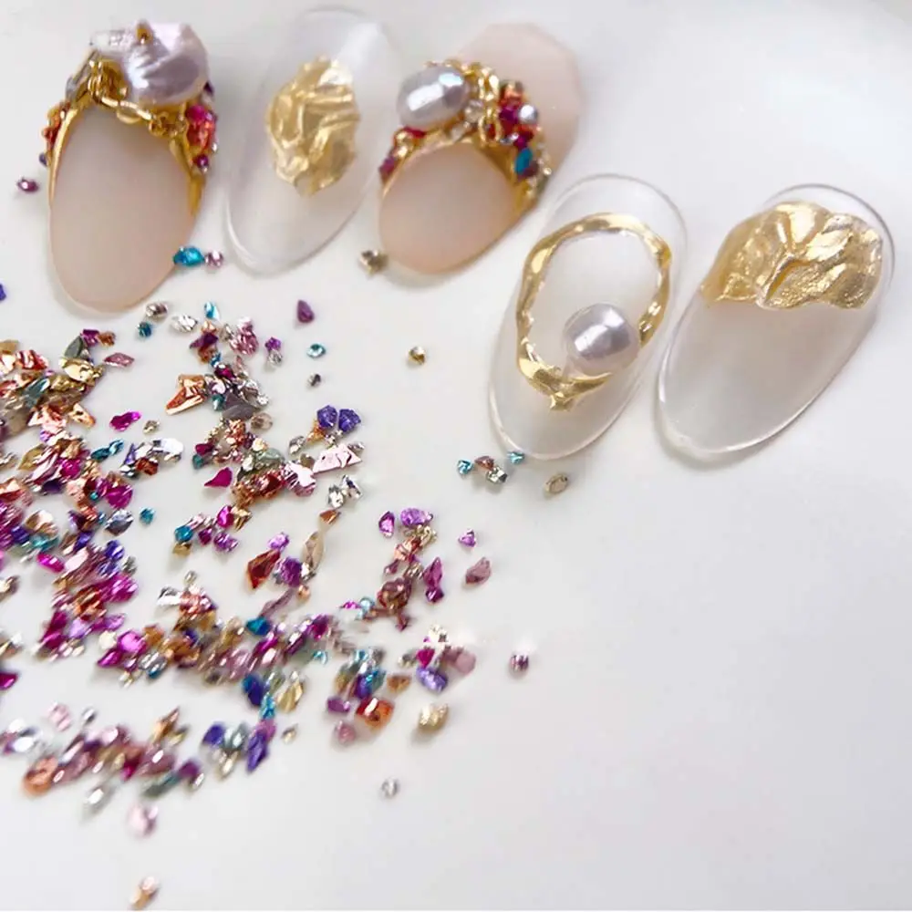 

Stone Irregular Shell Flakes Symphony Nail Sequins Manicure Accessory DIY Nail Jewelry Shell Stone Nail Art Decoration