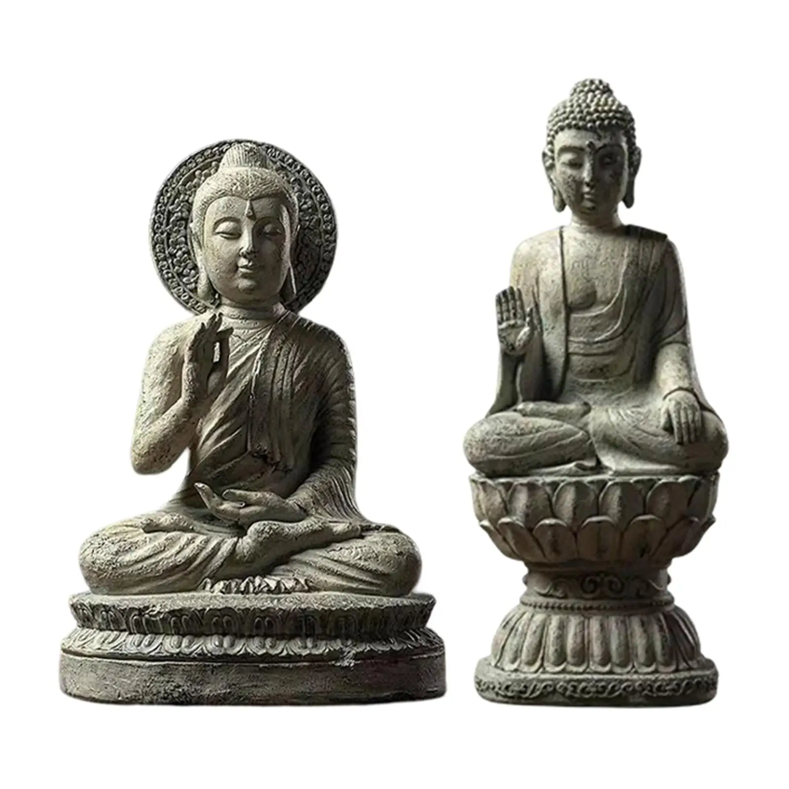 

Sitting Buddha Statue Figurine Bring You Inner Peace and Decor