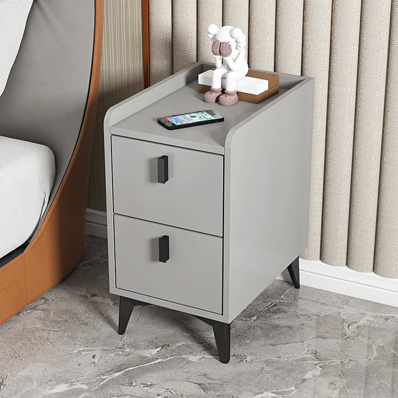 

Mini Nordic Bedside Table Luxury Unique Drawers Cabinet Nightstand White Minimalist Mesita De Noche Dormitorio Home Furniture