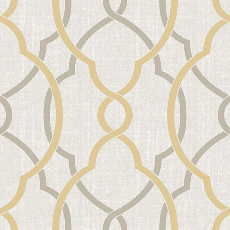 

Sausalito Taupe/Yellow Peel & Stick Wallpaper