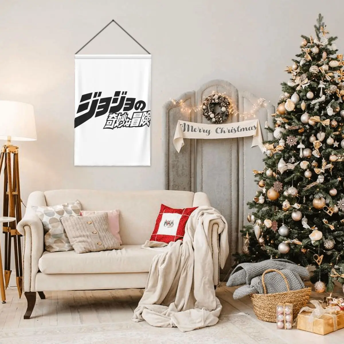 Повседневный декоративный флаг с логотипом Невероятные приключения Джоджо