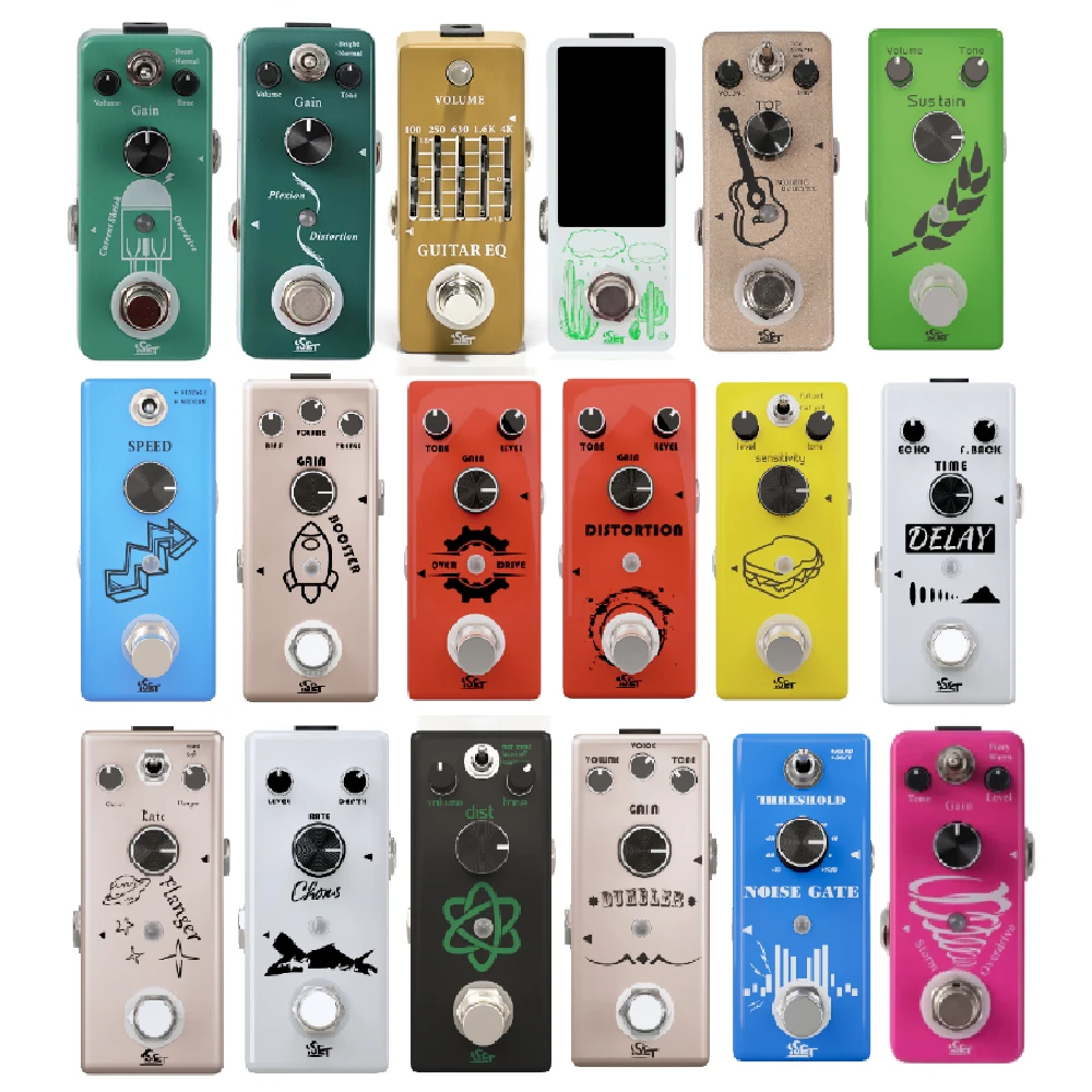 ISET Fuzz/гитара/Искажение/шумовые ворота/тяжелый металл/Overdrive/усилитель/нагреватель