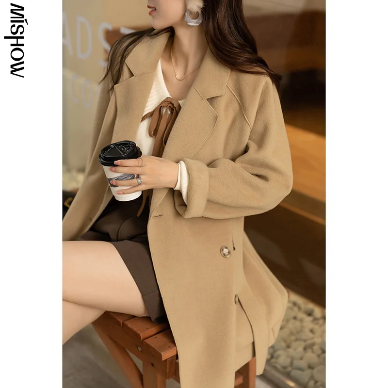 

2021 Autumn Women Windbreakers Long Sleeve Trench Loose Streetwear Fashion Outerwear Female Overcoats MXA42W0075